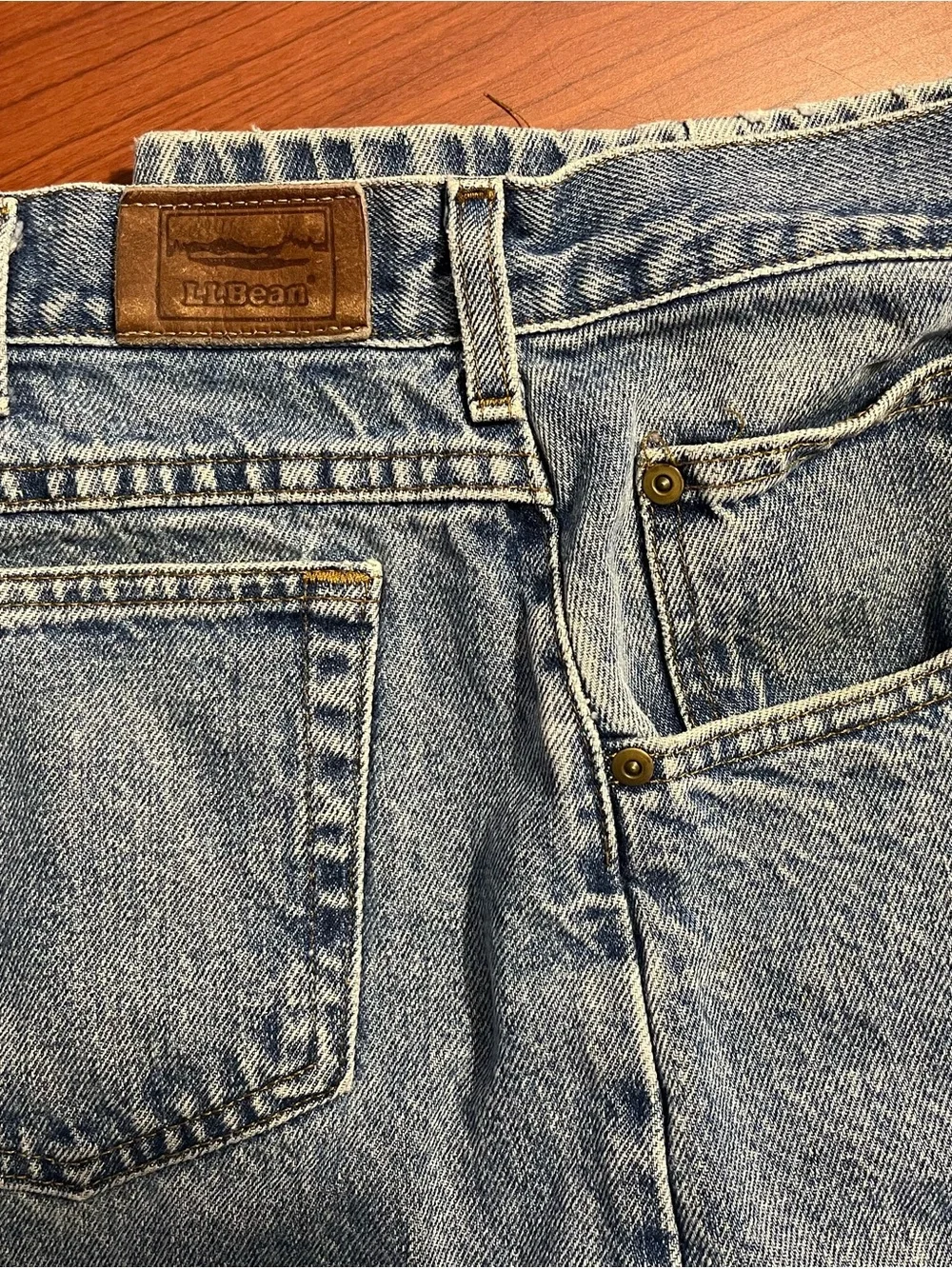 L.L. Bean Men’s Classic Light Blue Denim Jeans